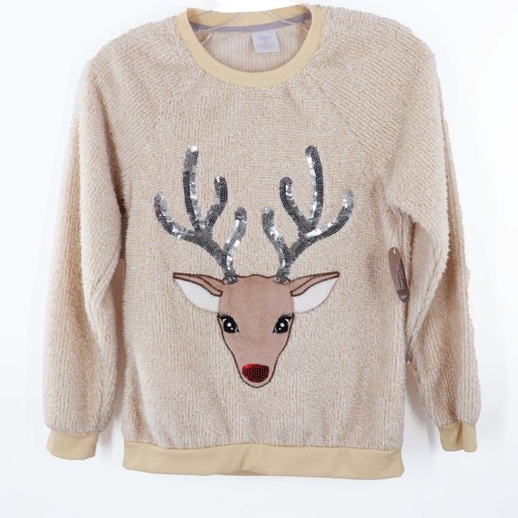 Rudolph Reindeer Pajama Top NWT - Picture 1 of 4